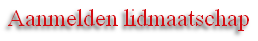 Aanmelden lidmaatschap