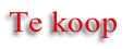 Te koop