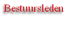 Bestuursleden